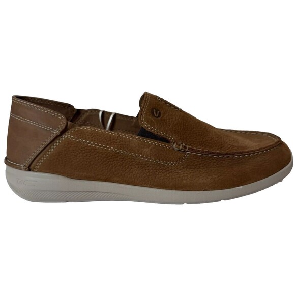 Clarks Gorwin Step Mens 11.5M Sneaker Moc Toe Tan Nubuck Leather 61572527 Loafer - Picture 13 of 14